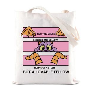 Purple Dragon Merchandise Tote Bag Epcot Dragon Lovers Gift Kingdom Gift Wdw :3